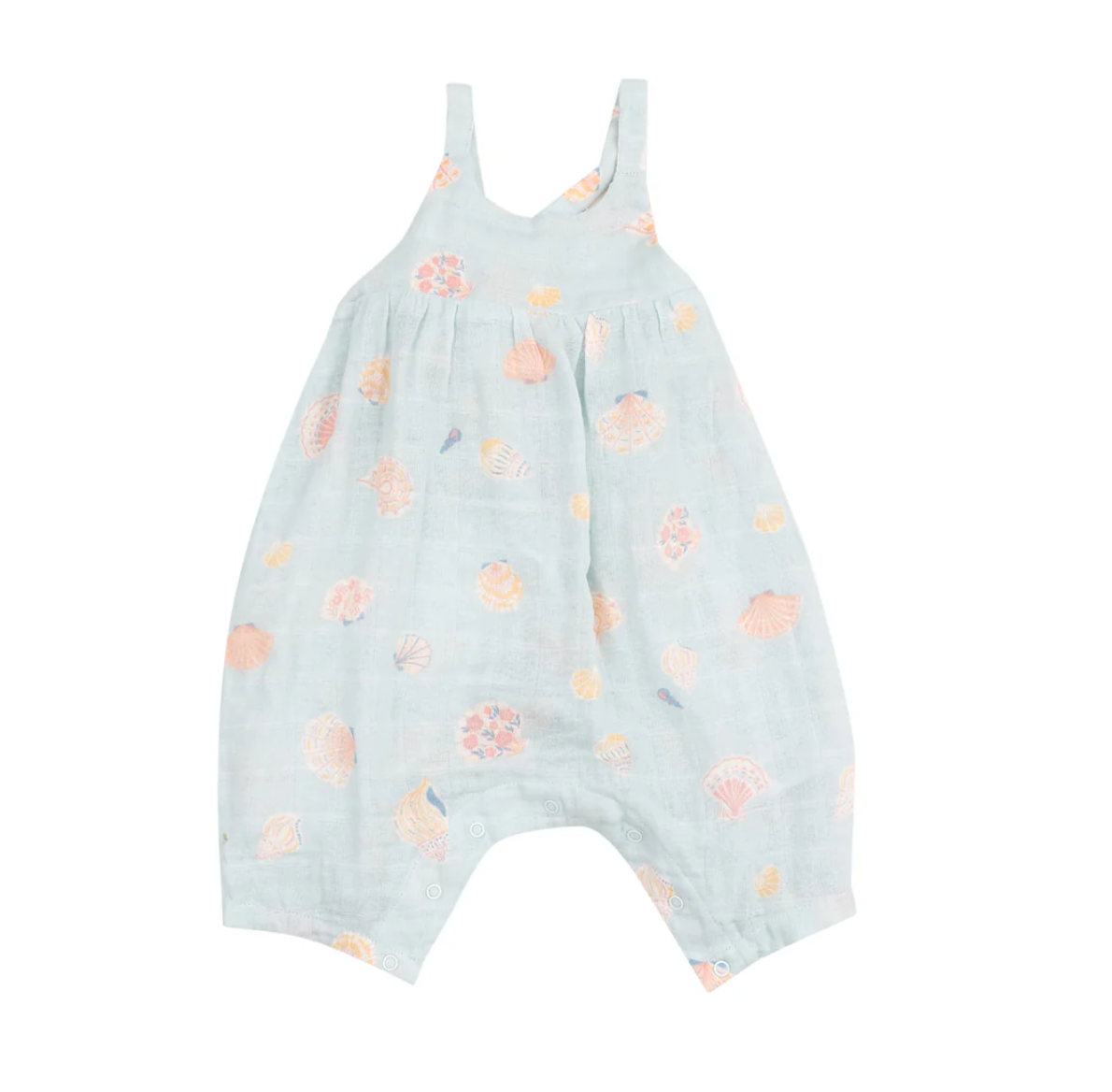 Tie Back Romper, Pretty Seashells - Magpies Paducah