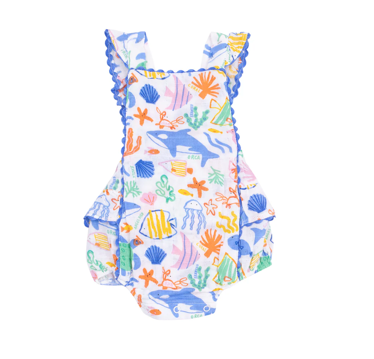 RicRac Sunsuit, Colorful Reef - Magpies Paducah
