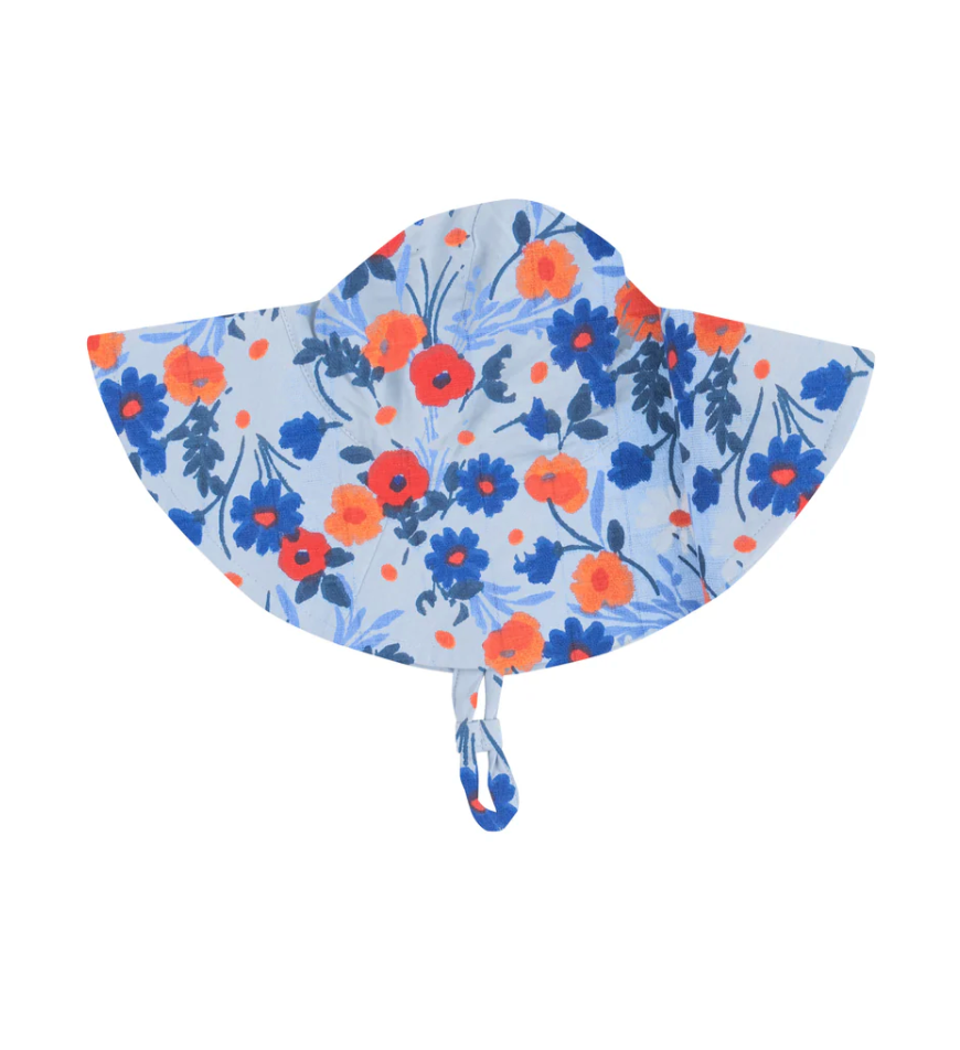 Wide Brim Sunhat, Poppy Days - Magpies Paducah