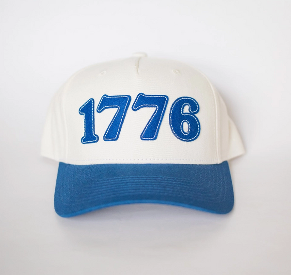 Felt Applique Twill Trucker, 1776 - Magpies Paducah