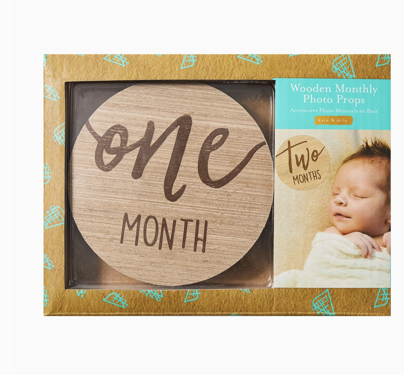 Wooden Milestone Photo Markers
