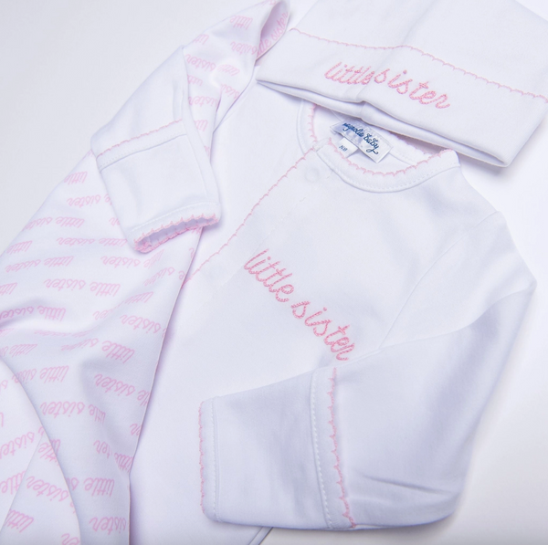 Little Sister Embroidered Converter Gown - Magpies Paducah