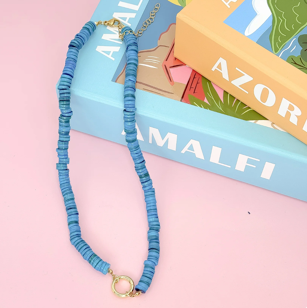 Tidal Mood Gemstone Necklace - Magpies Paducah