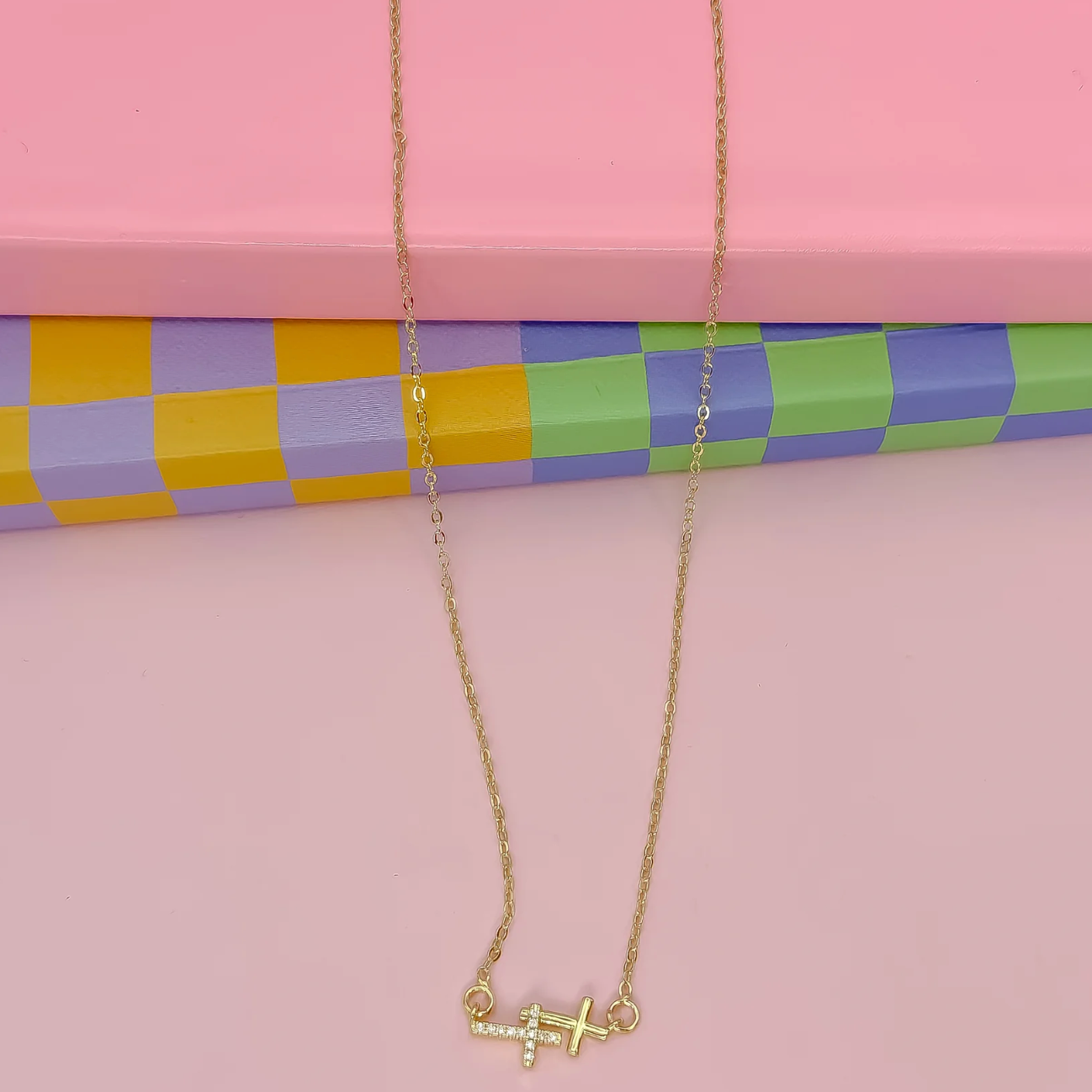 Double Grace Gold Necklace - Magpies Paducah