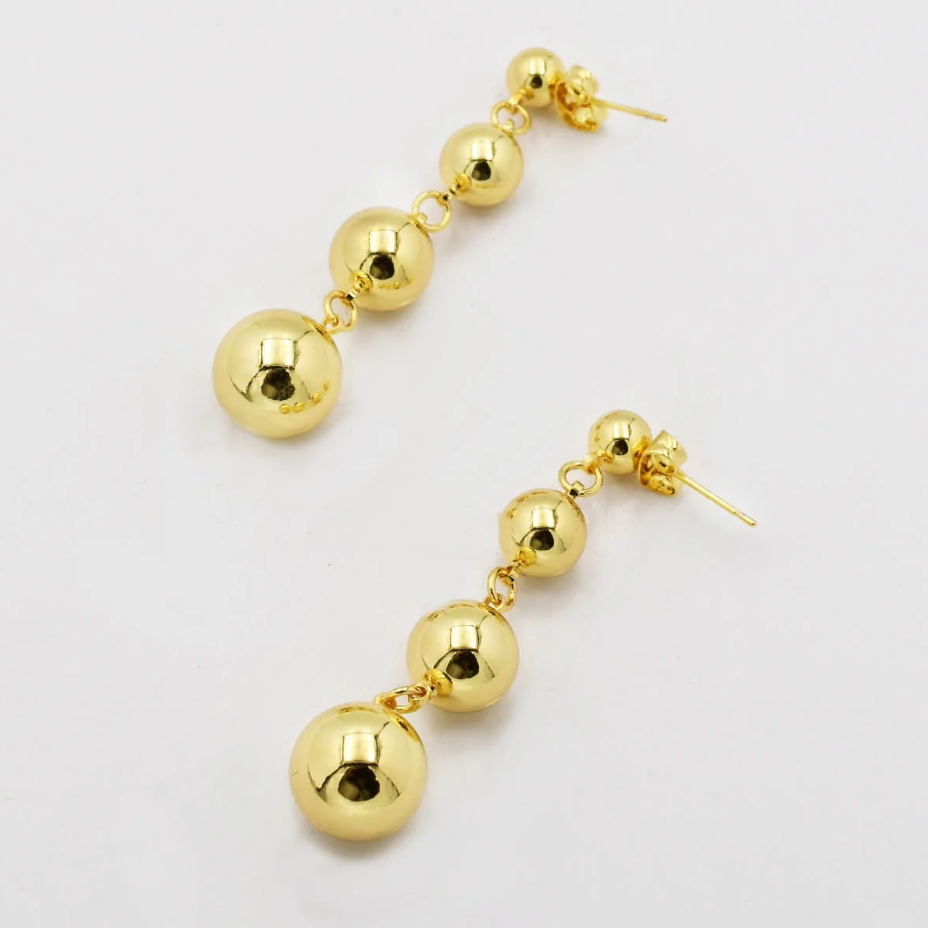Lucy Gold Drop Earrings - Magpies Paducah