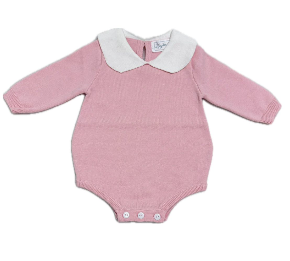 Knit Collared Bubble, Light Pink - Magpies Paducah