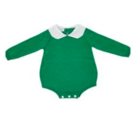 Knit Collared Bubble, Kelly Green - Magpies Paducah
