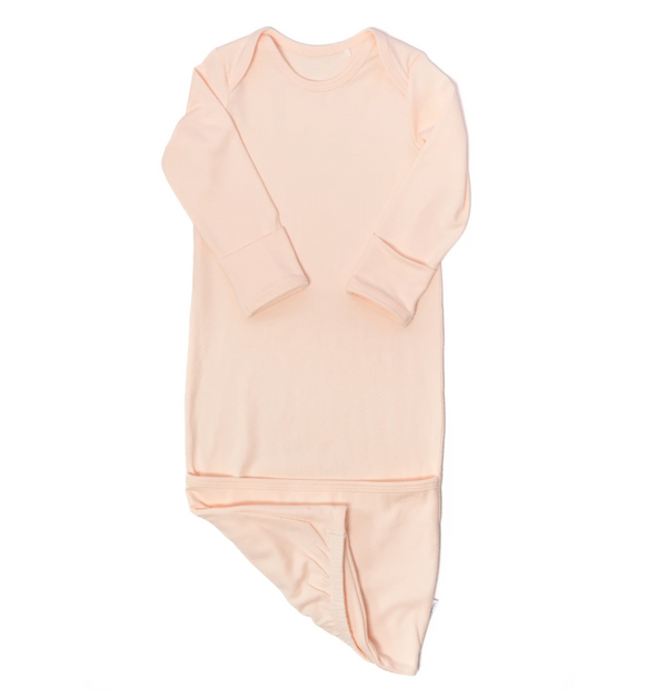 Newborn Gown, Apricot Pink - Magpies Paducah