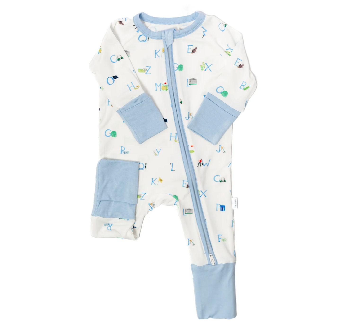 Golf ABCs Sleep Romper - Magpies Paducah