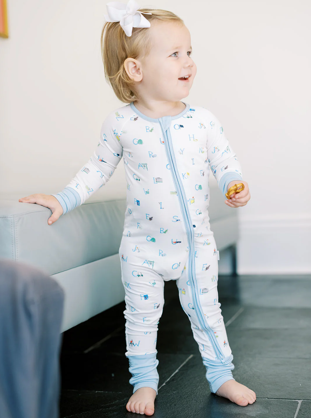 Golf ABCs Sleep Romper - Magpies Paducah