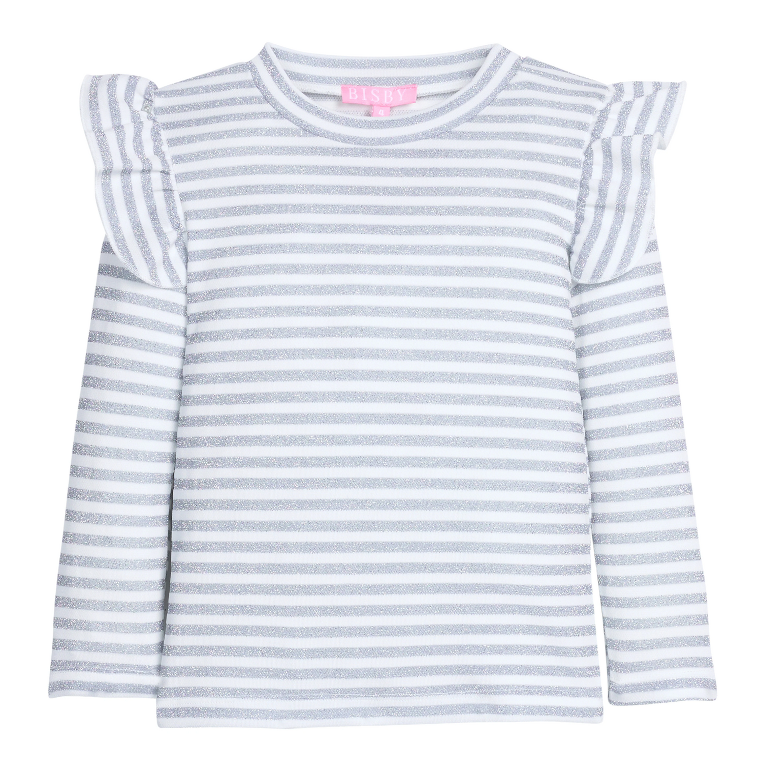 Sadie Top, Silver Stripe - Magpies Paducah