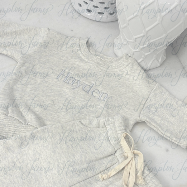 Jogger Set, Heathered Grey - Magpies Paducah