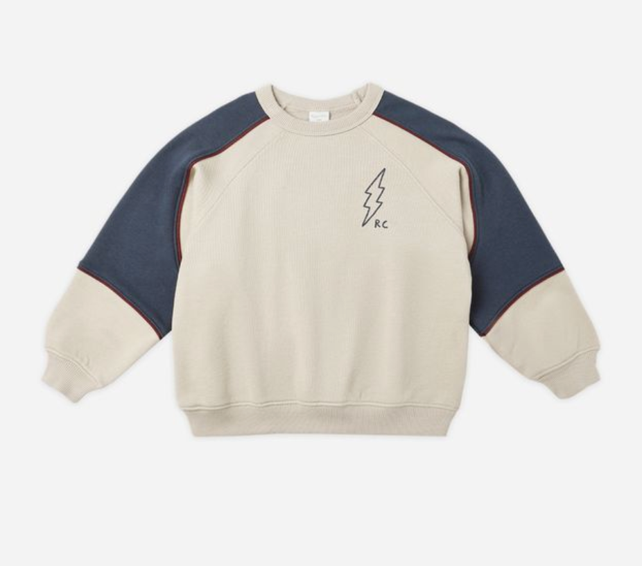 Paneled Sweatshirt, Stone - Magpies Paducah