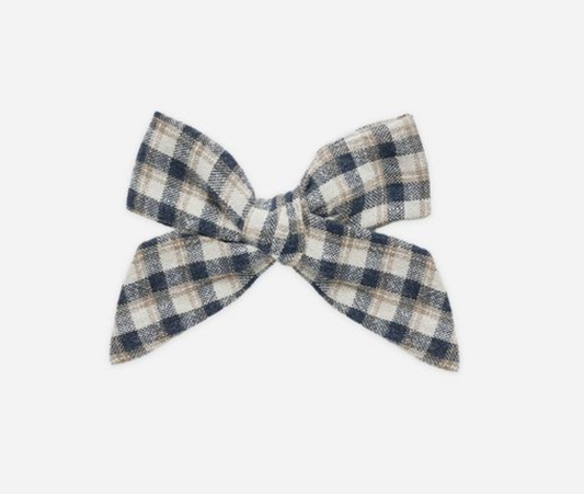 Bow, Navy Check - Magpies Paducah
