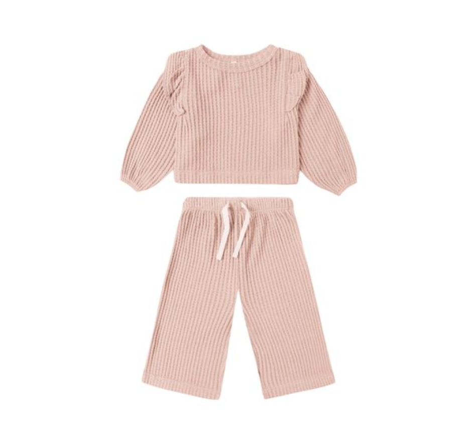 Ruffle Cozy Set, Rose - Magpies Paducah
