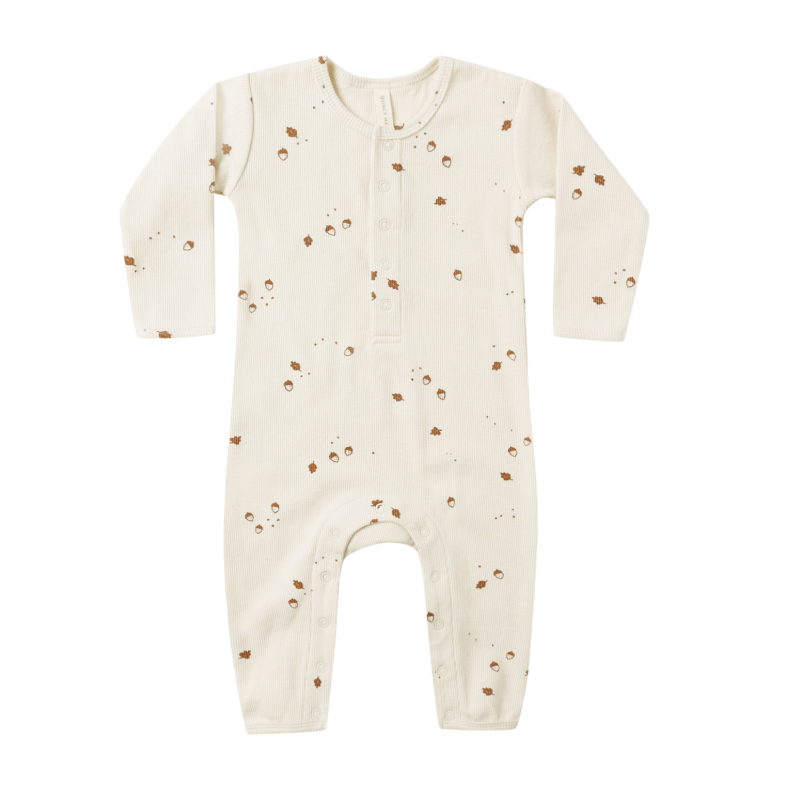 Ribbed Baby Jumpsuit, Acorns - Magpies Paducah