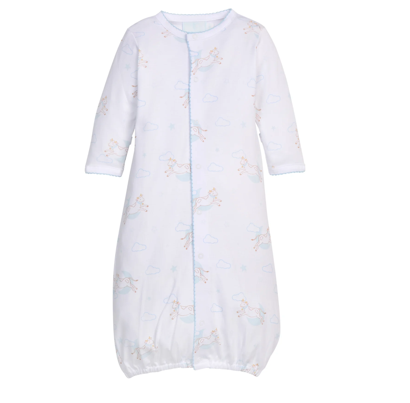 Converter Gown, Blue Cow Jumping Over Moon - Magpies Paducah