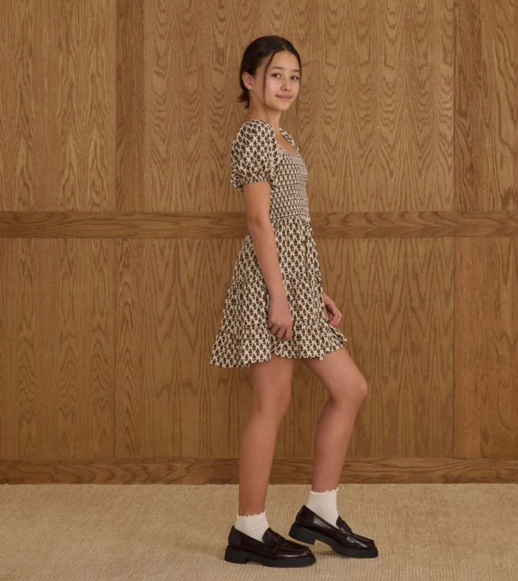 Teen Emily Dress, Harvest Floral - Magpies Paducah