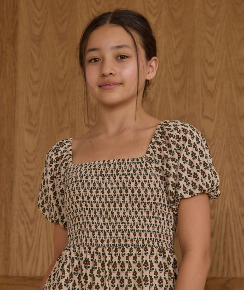 Teen Emily Dress, Harvest Floral - Magpies Paducah