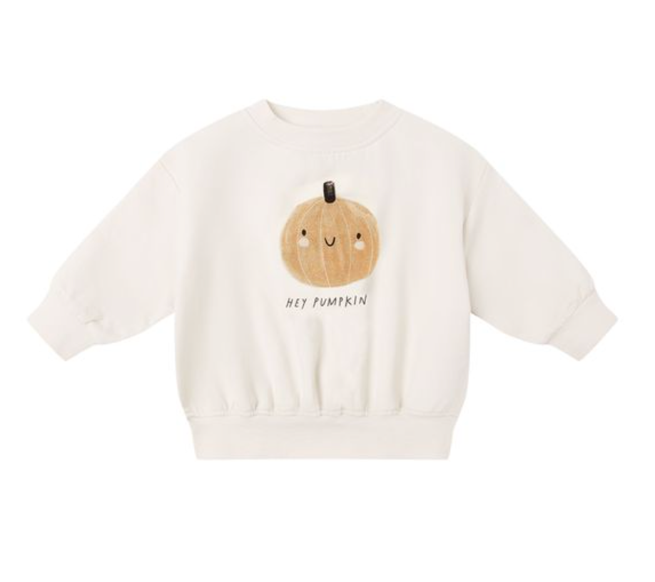 Relaxed Fleece Sweatshirt, Pumpkin - Magpies Paducah