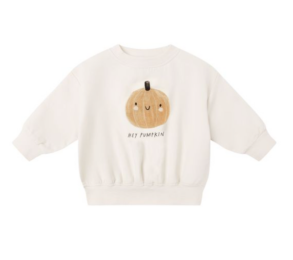 Relaxed Fleece Sweatshirt, Pumpkin - Magpies Paducah