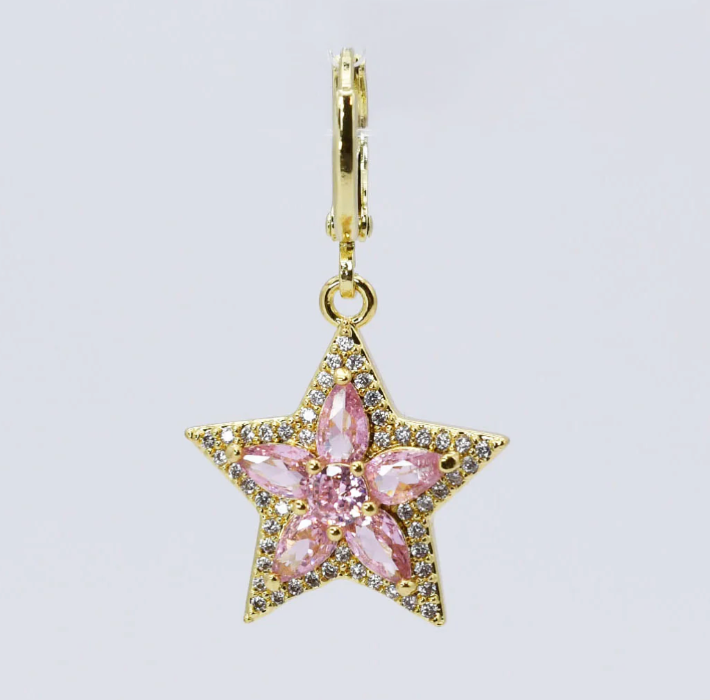 Crystal Star Charm - Magpies Paducah