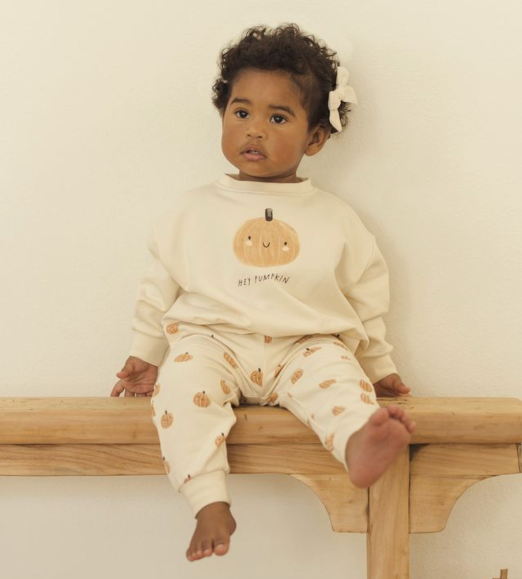 Relaxed Fleece Sweatshirt, Pumpkin - Magpies Paducah