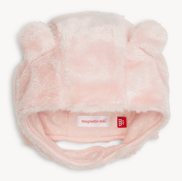 Mink Bear Hat, Pink Blossom - Magpies Paducah