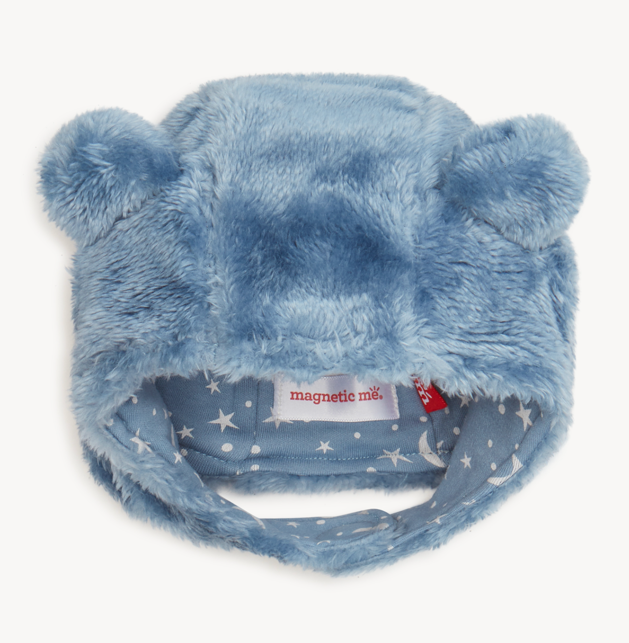 Mink Bear Hat, Winter Sky - Magpies Paducah