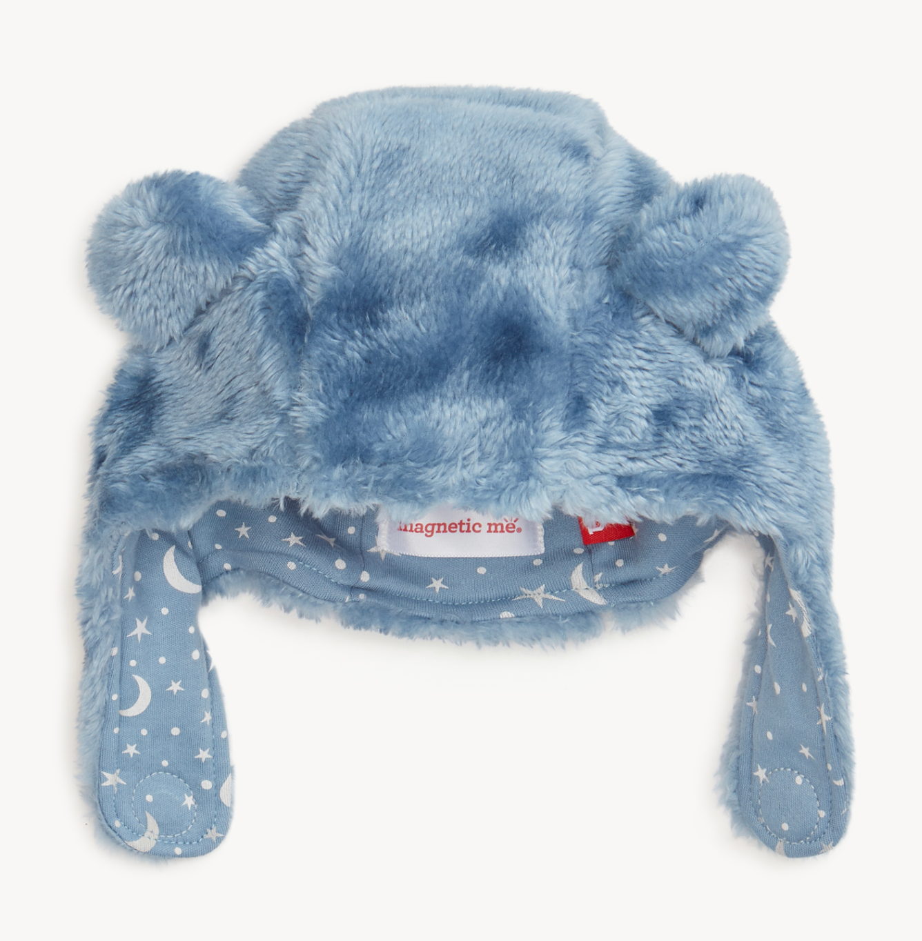 Mink Bear Hat, Winter Sky - Magpies Paducah