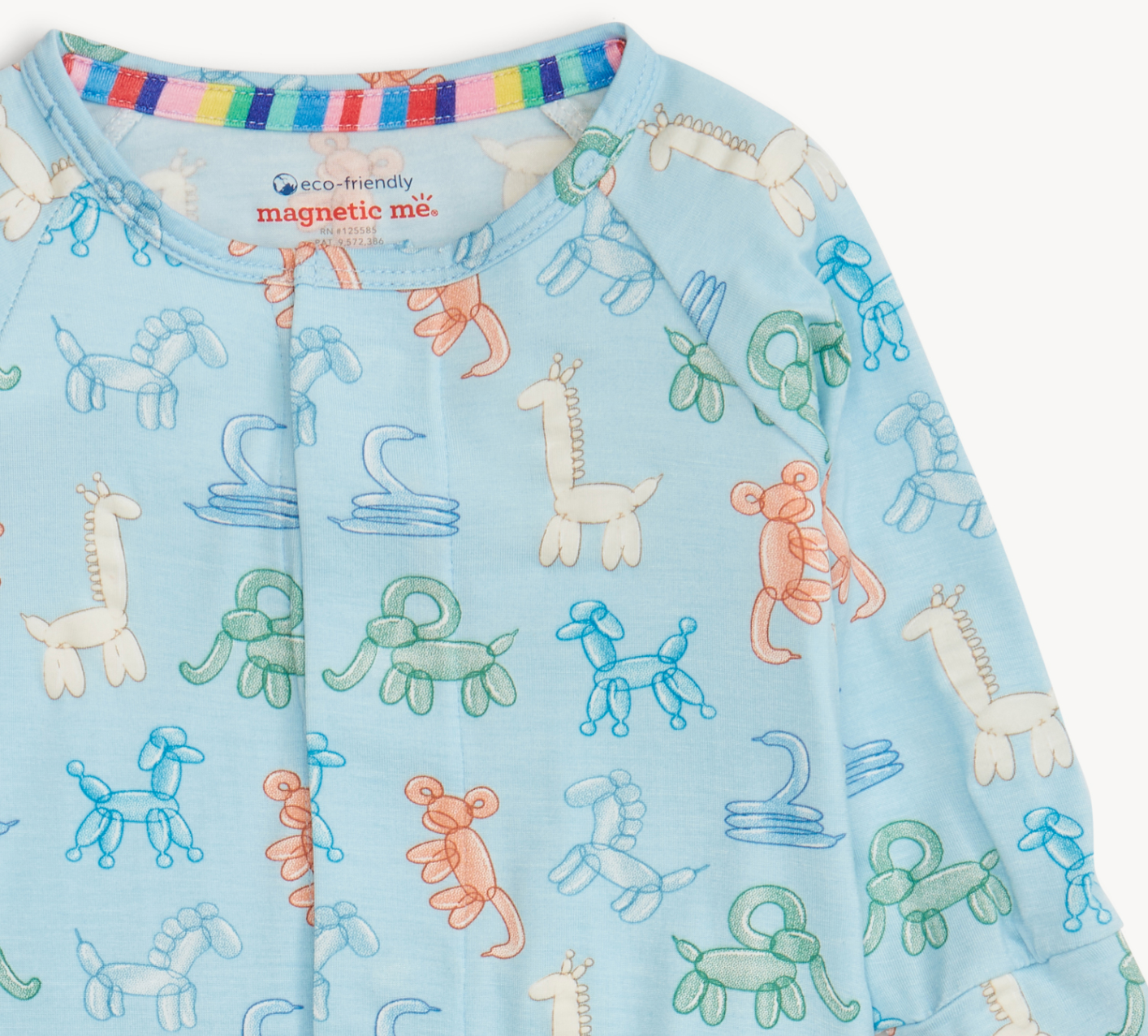 Convertible Coverall, Blue Party Animals - Magpies Paducah