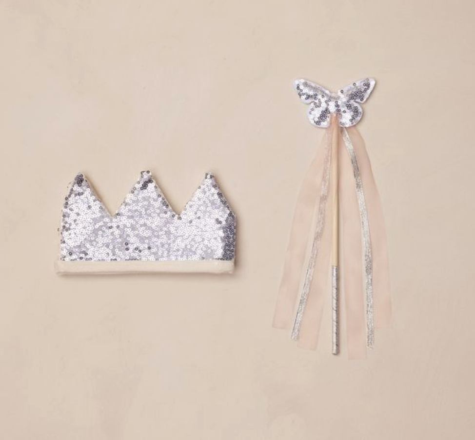 Crown + Wand, Silver Sequin - Magpies Paducah