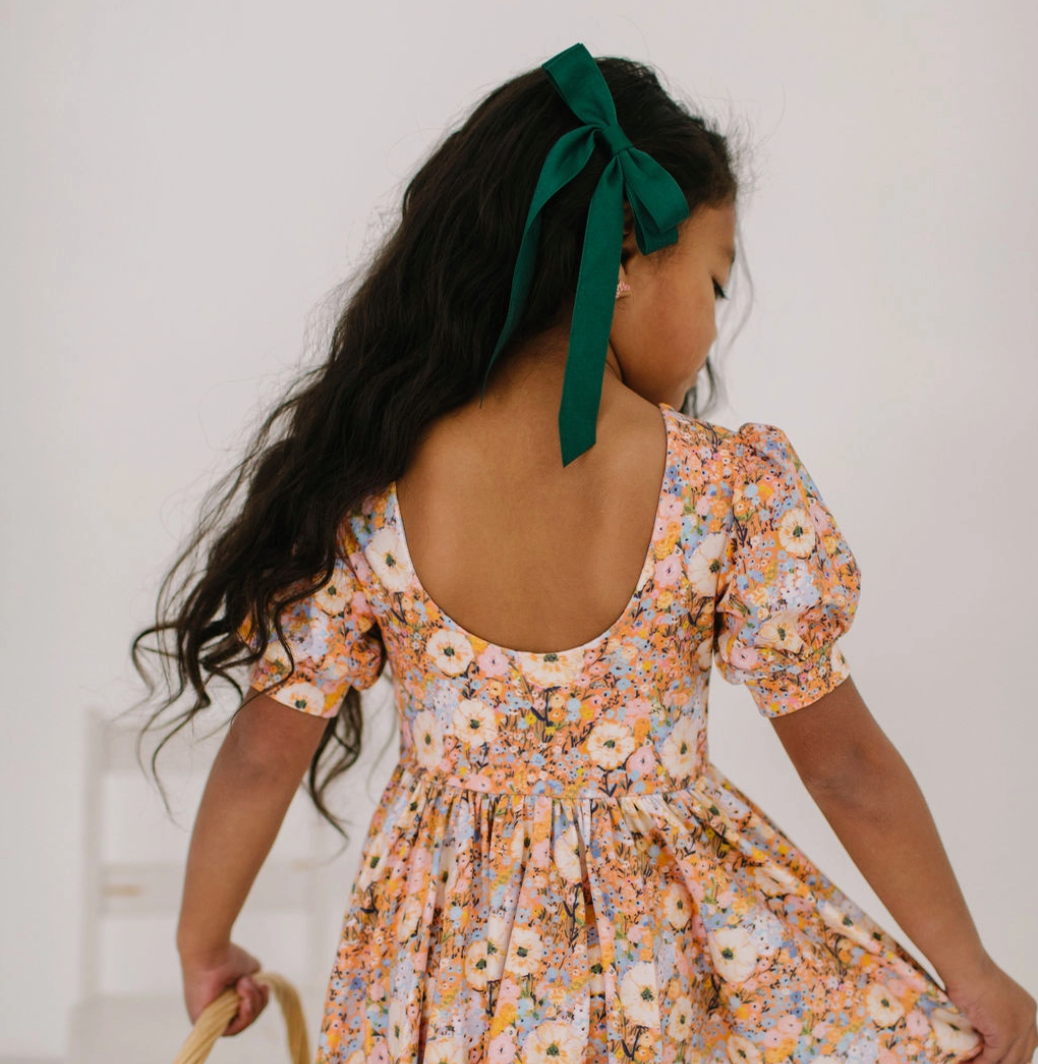 Puff Dress, Pumpkin Bouquet