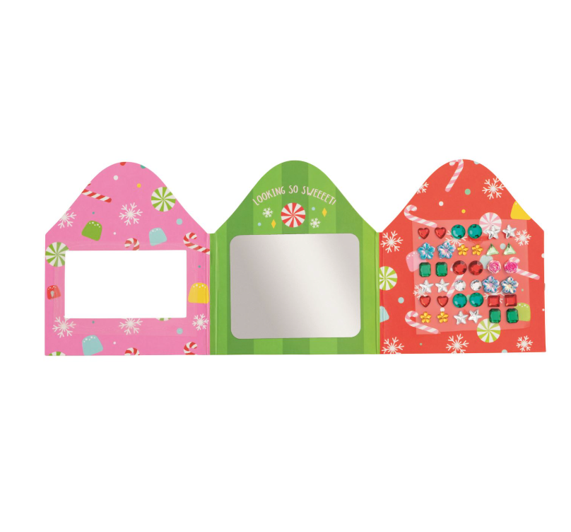 Christmas Glitzy Gems Stick-On Earrings (3 styles!) - Magpies Paducah