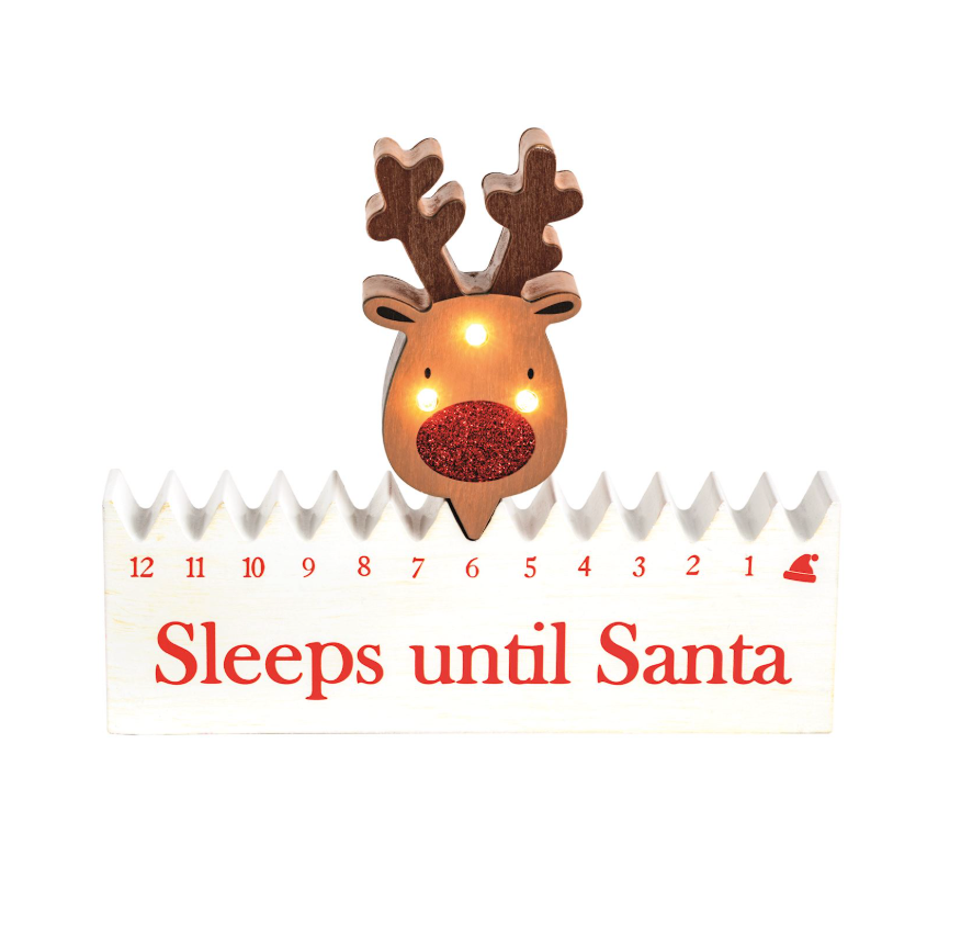 Reindeer Countdown Block - Magpies Paducah