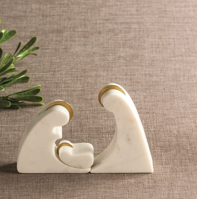 Gold Marble Nativity - Magpies Paducah