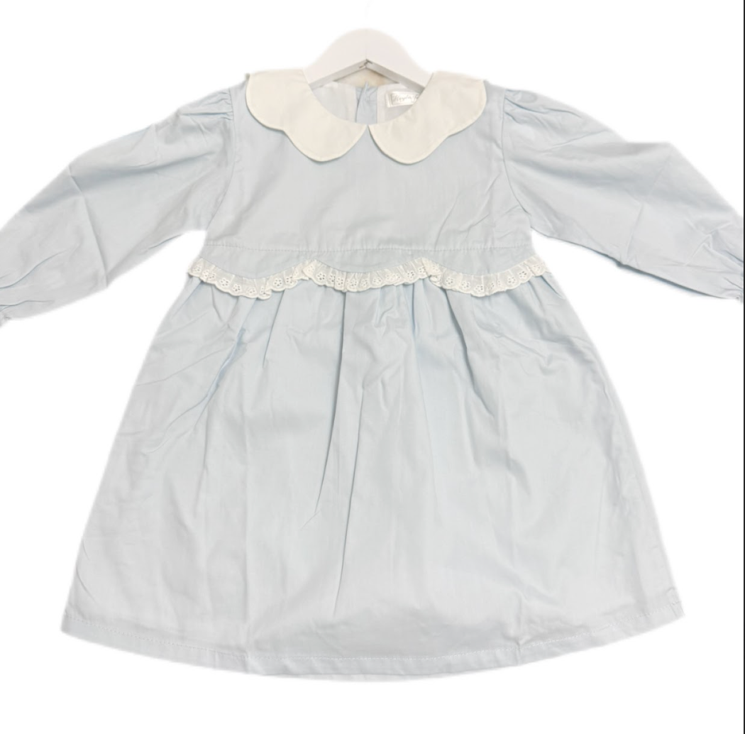 Grace Laced Dress, Blue - Magpies Paducah