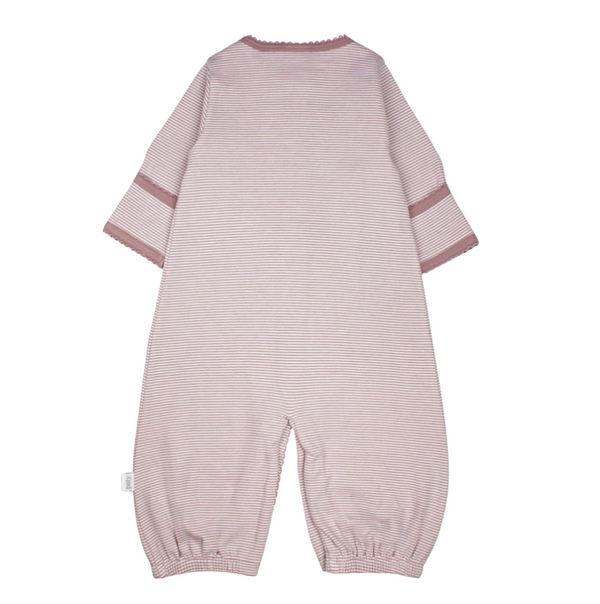 Organic Converter Gown, Mauve Stripe