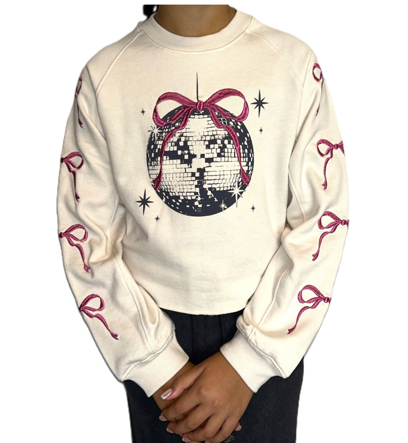 Bows & Disco Sweatshirt - Magpies Paducah