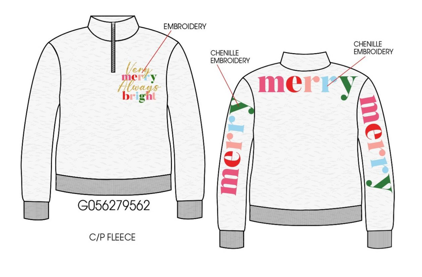 Very Merry Always Bright Sweatshirt - Magpies Paducah