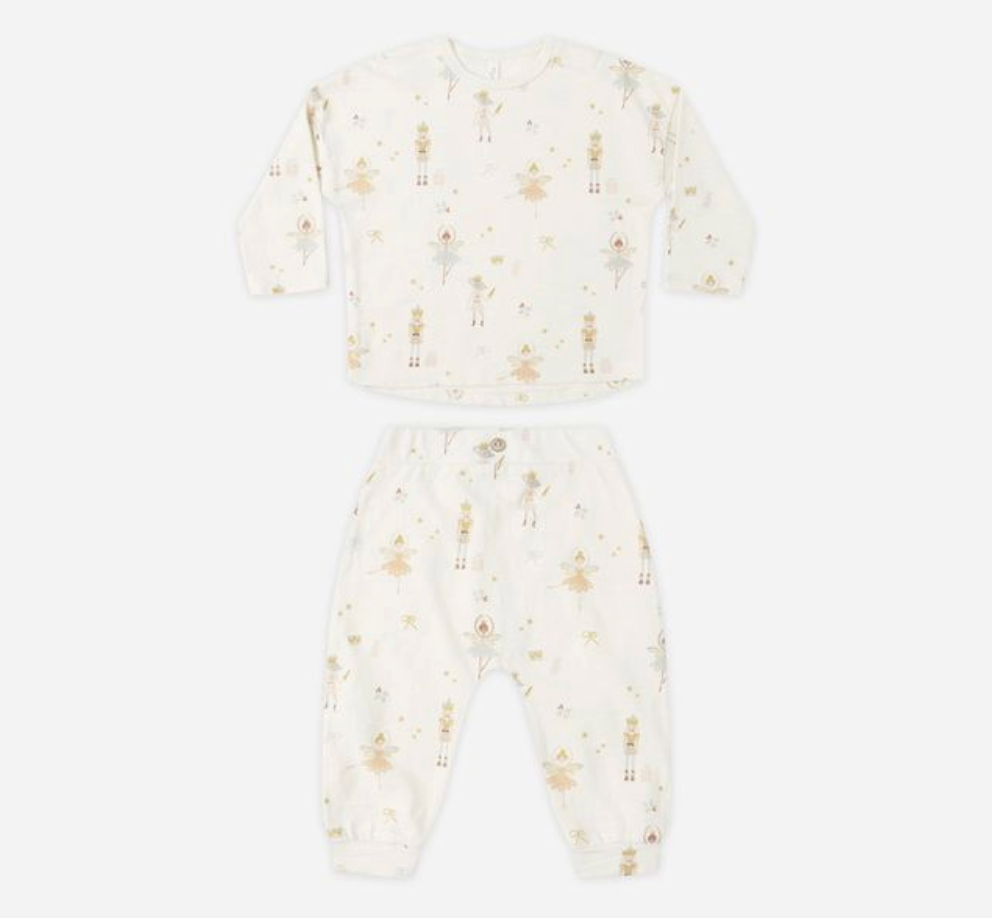 Long Sleeve Tee + Pant Set, Nutcracker