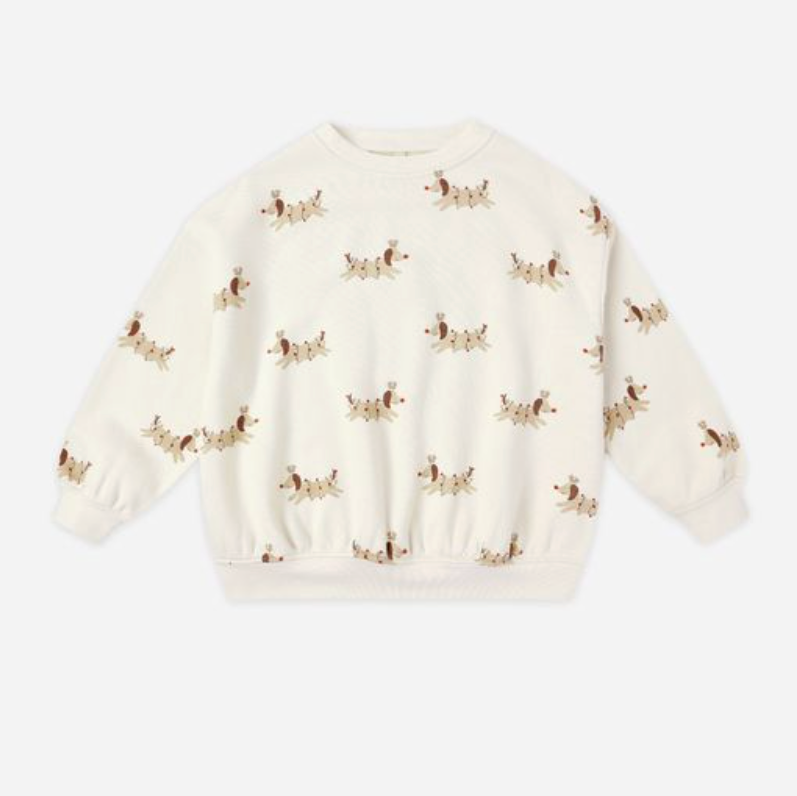 Relaxed Sweatshirt, Christmas Dogs