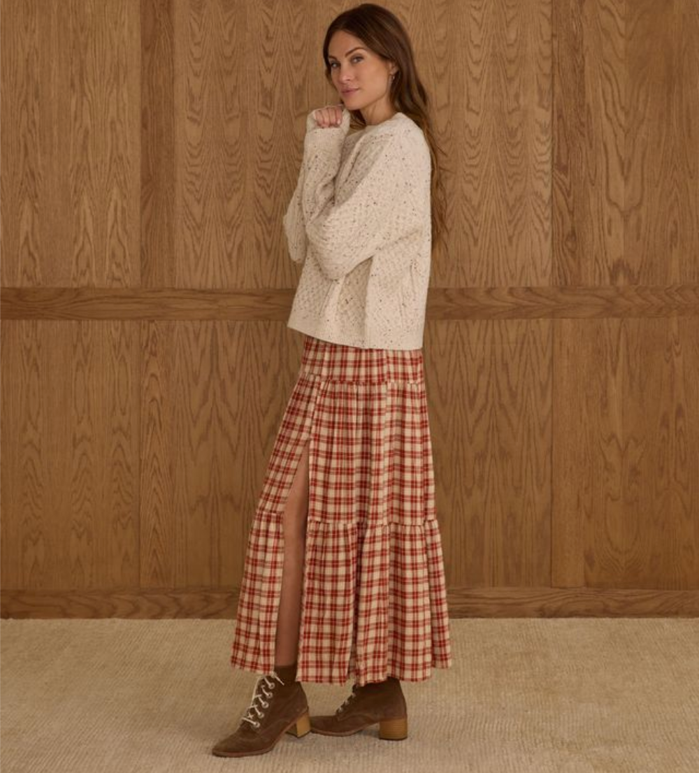 Women's Carolina Sweater, Natural Speckled
