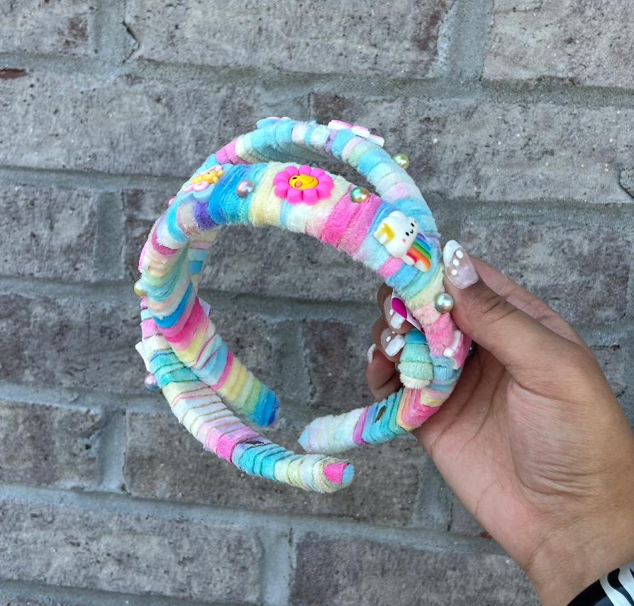 Plush Wrap Girly Charm Headband