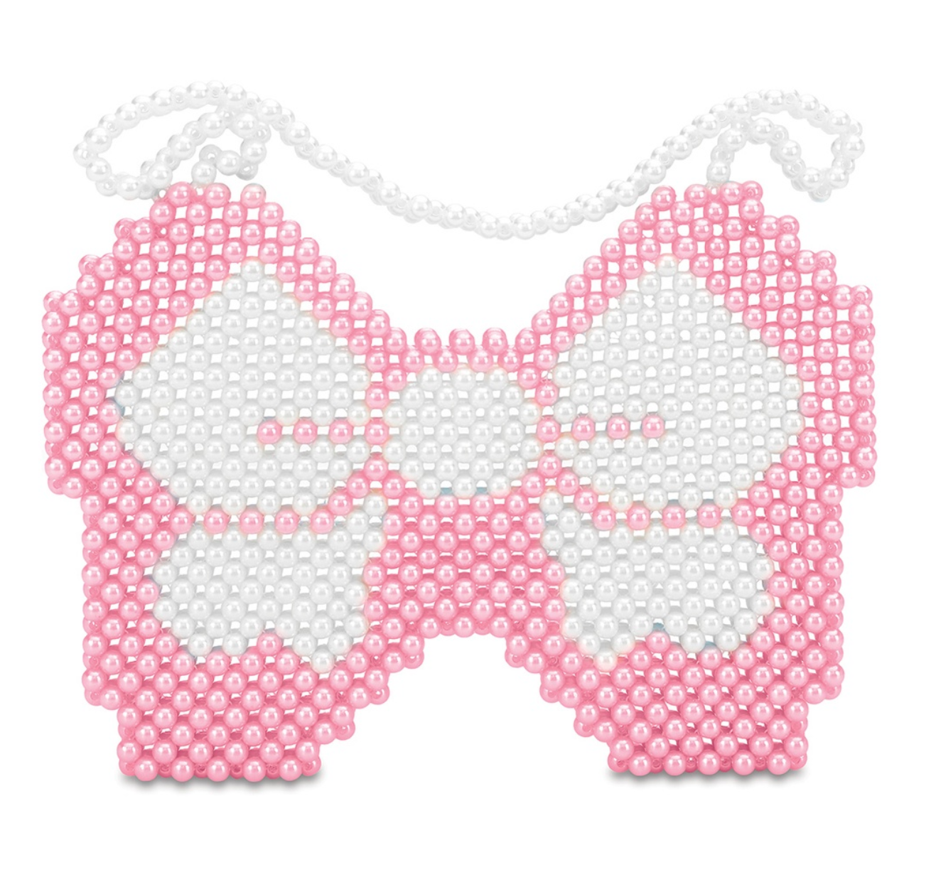 Bow Beaded Crossbody Purse