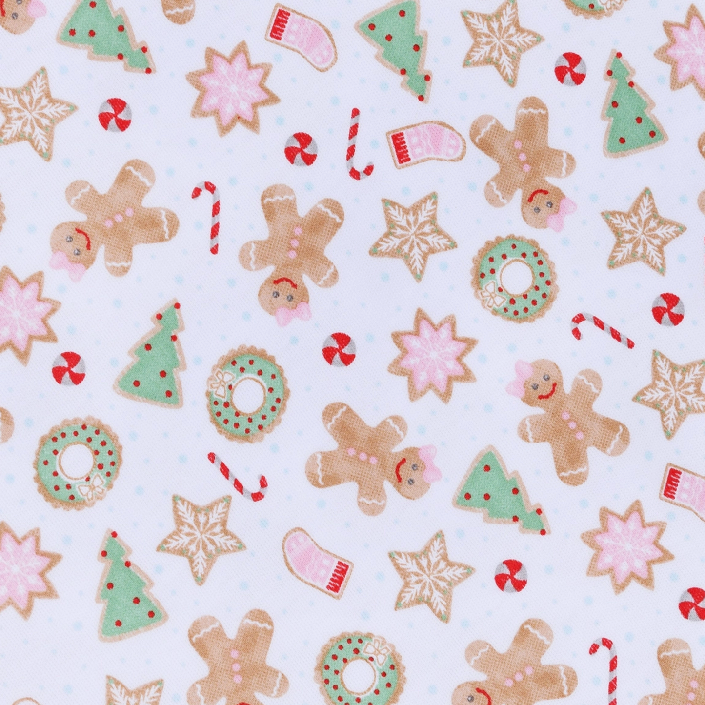 Frosted Wonderland Zipper Footie, Pink