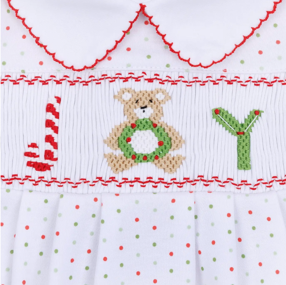 Christmas Joy Collared Playsuit