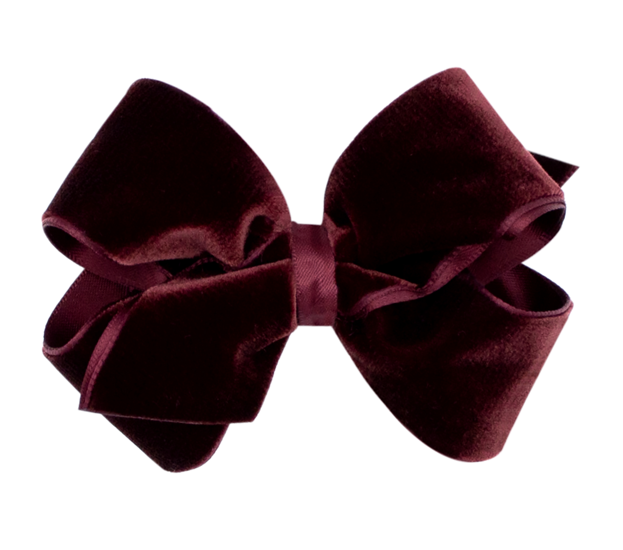 Small Velvet Bow, Burgundy - Magpies Paducah