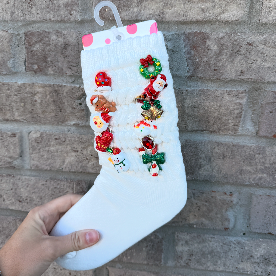 Christmas Charmed Scrunch Socks