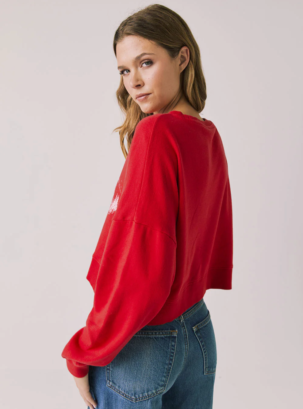 Women's Cotton Pullover, Ski Cheers